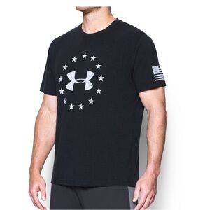 Mens Under Armour Freedom Logo Graphic Short Sleeve T-Shirt - L